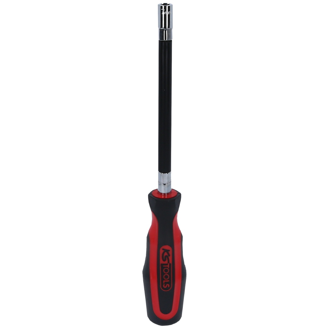 KS Tools ERGOTORQUEplus Stecknuss-Schraubendreher, 7 mm, kunststoffummantelt