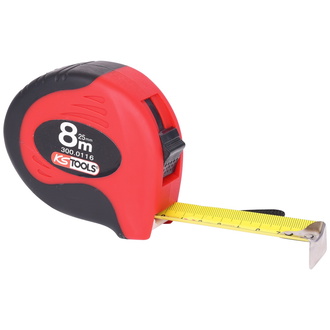 KS Tools Bandmaß mit Feststeller,schwarz-rot, 8m