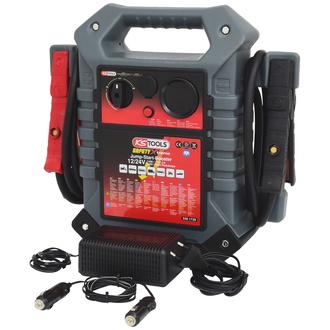 KS Tools 12 V + 24 V Batterie-Booster, mobiles Starthilfegerät 1400 A