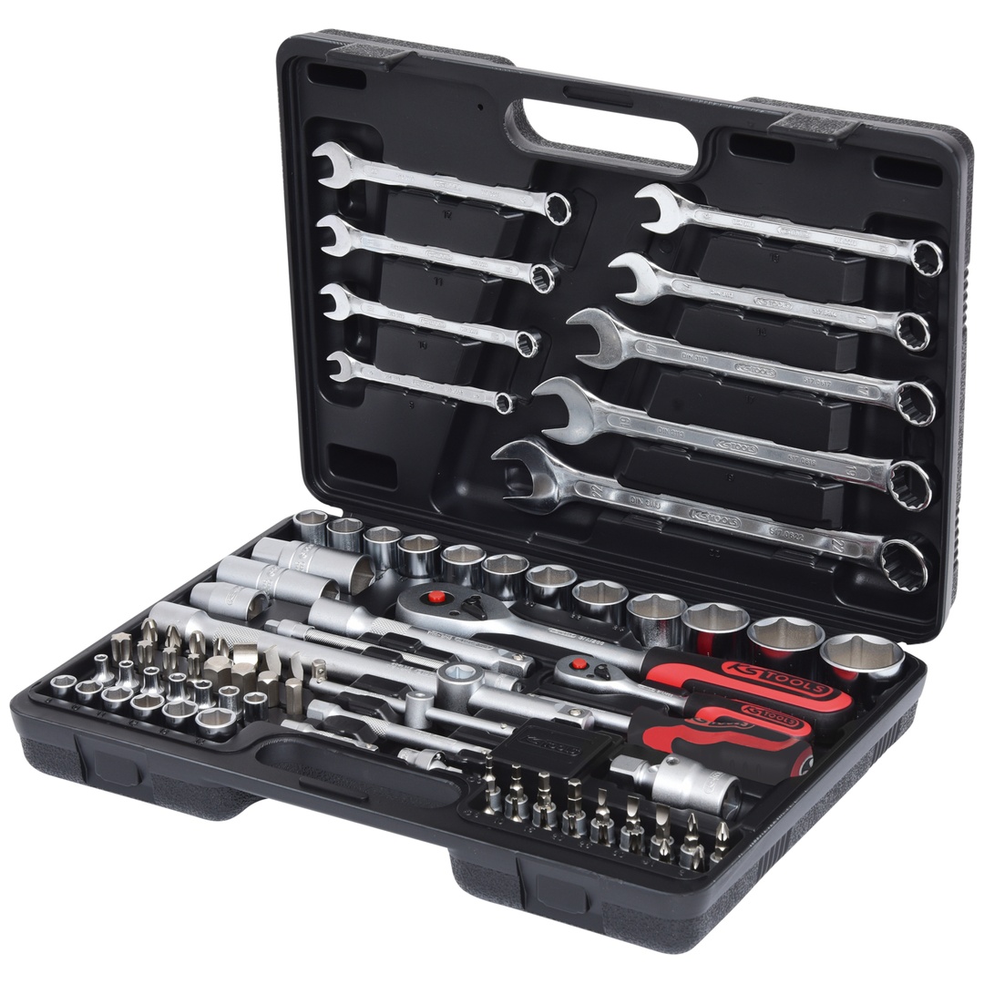 KS Tools 1/4+1/2 Steckschlüssel-Satz, 82-tlg