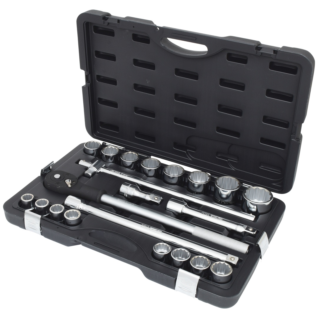 KS Tools 3/4 Steckschlüssel-Satz, 21-tlg 12-kant