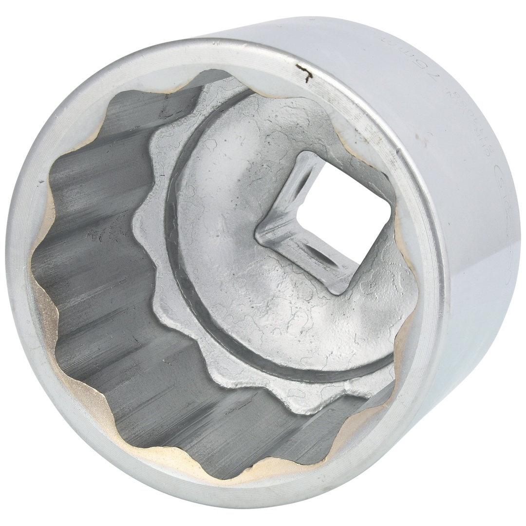 KS Tools 1 12-kant-Stecknuss, kurz, 75 mm