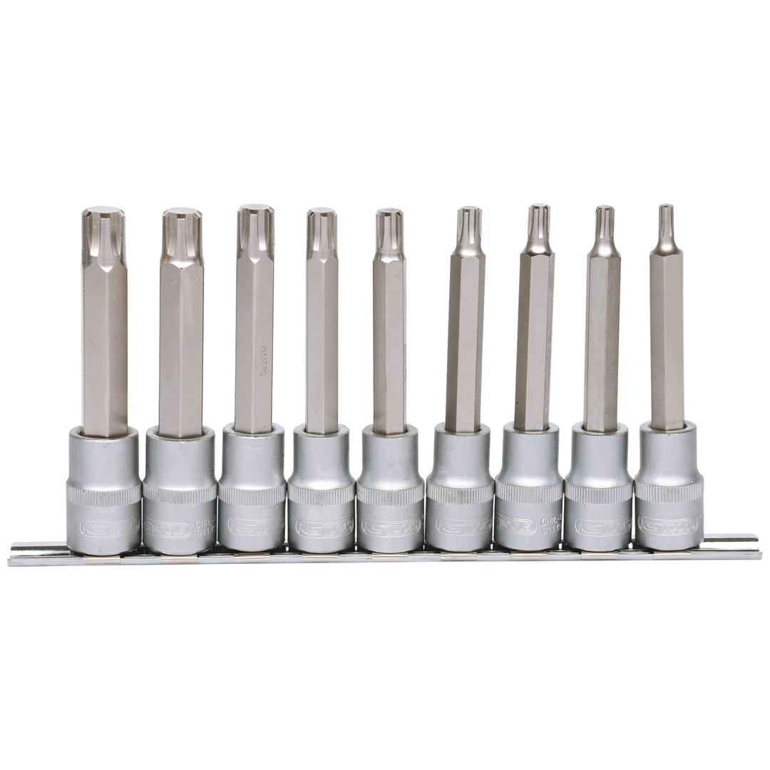 KS Tools 1/2 Bit-Stecknuss RIBE-Satz, 9-tlg, M5-M14