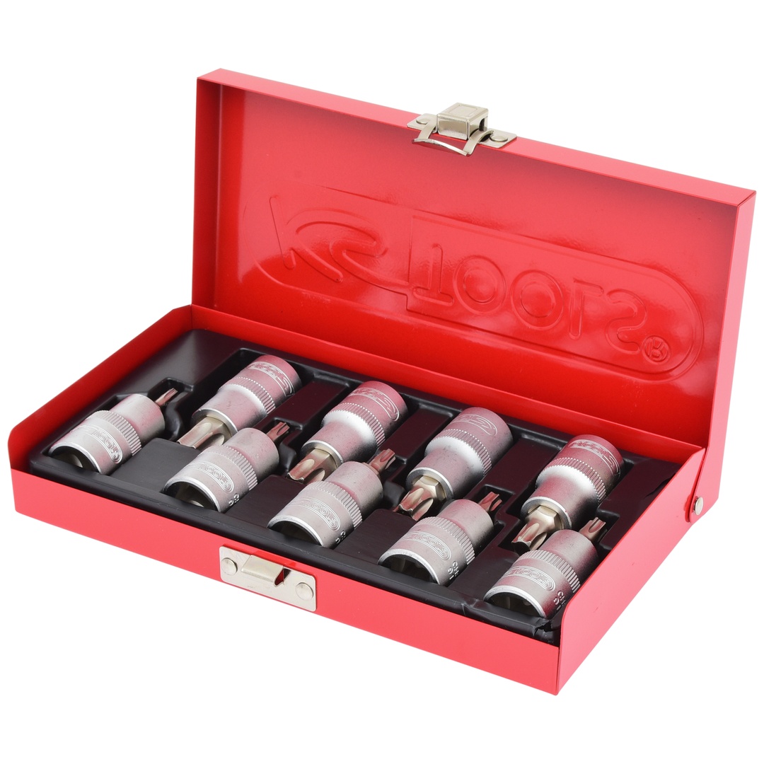 KS Tools 1/2 Bit-Stecknuss-Satz TX, 9-tlg, T20-T60