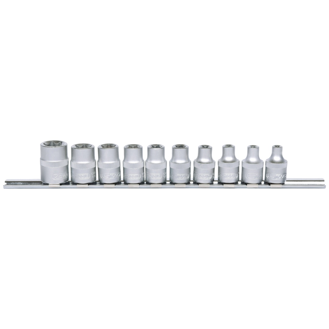 KS Tools 3/8 TX-E Stecknuss-Satz, 10-tlg, E5-E18
