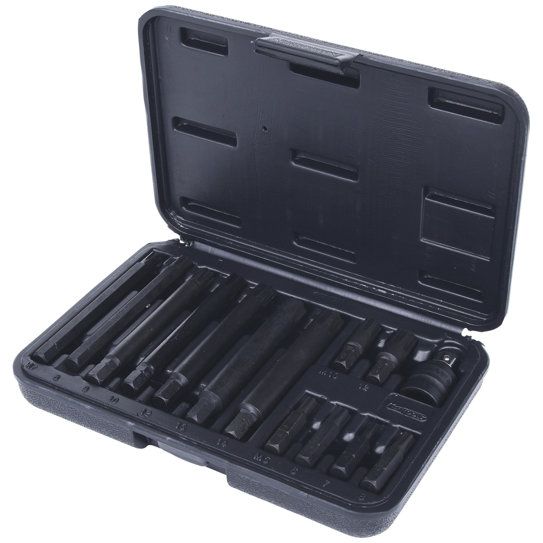 KS Tools 5/16 RIBE Bit-Satz, 14-tlg.