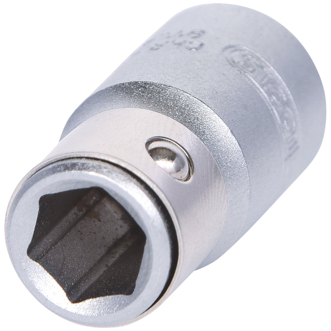 KS Tools 1/4 Bit-Adapter-Stecknuss, mit Spannring