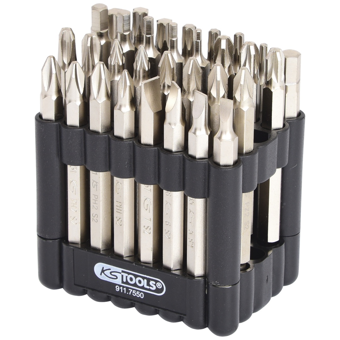 KS Tools 1/4 Bit-Satz, 75 mm, 32-tlg.