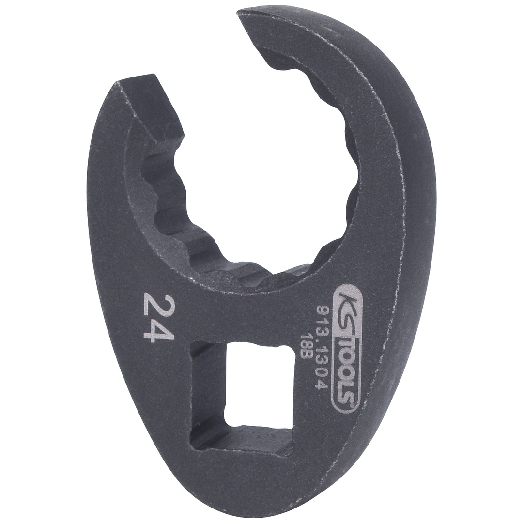 KS Tools 913.1304 1/2" 12 Point Crawfoot Wrench, 24mm