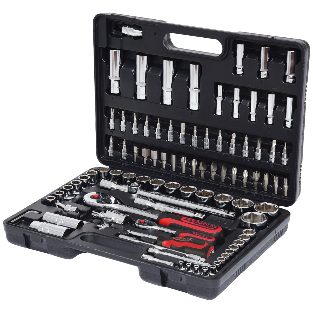KS Tools 1/4+1/2 CHROMEplus Steckschlüssel-Satz, 94-tlg