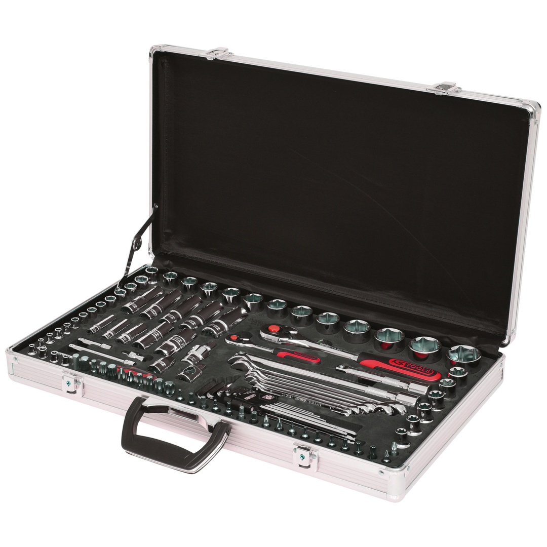 KS Tools 1/4+1/2 CHROMEplus Steckschlüssel-Satz, 102-tlg