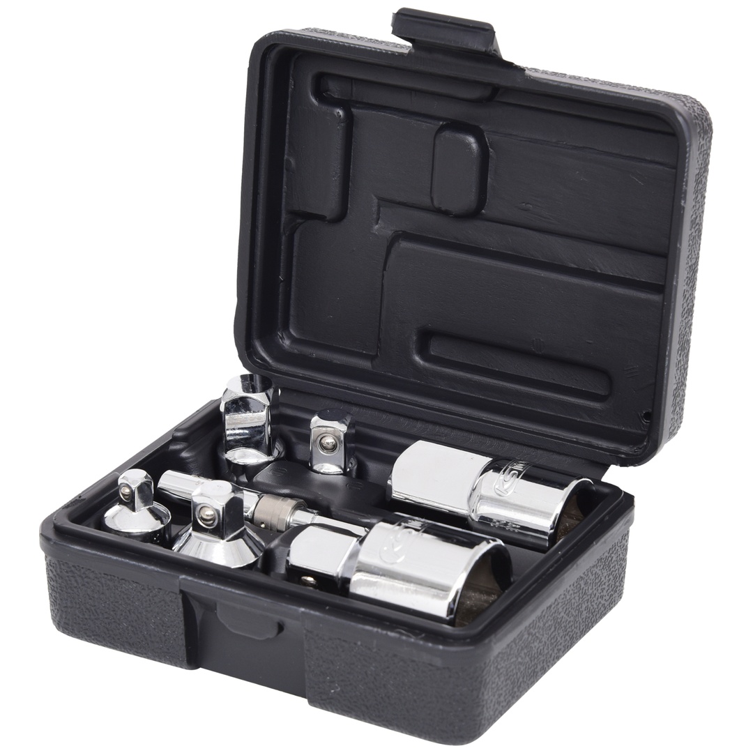 KS Tools 1/4+3/8+1/2+3/4 CHROMEplus Vergrößerungs- und Reduzieradapter-Satz, 7-tlg.