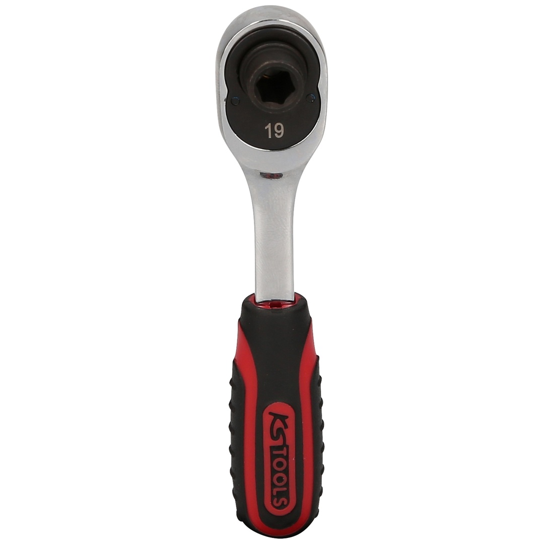KS Tools 1/4 CHROMEplus Bit-Umschaltknarre, 115 mm