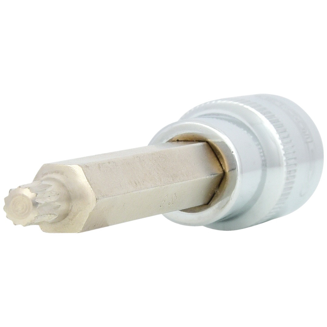 KS Tools 1/2 CHROMEplus Bit-Stecknuss XZN, lang, M6
