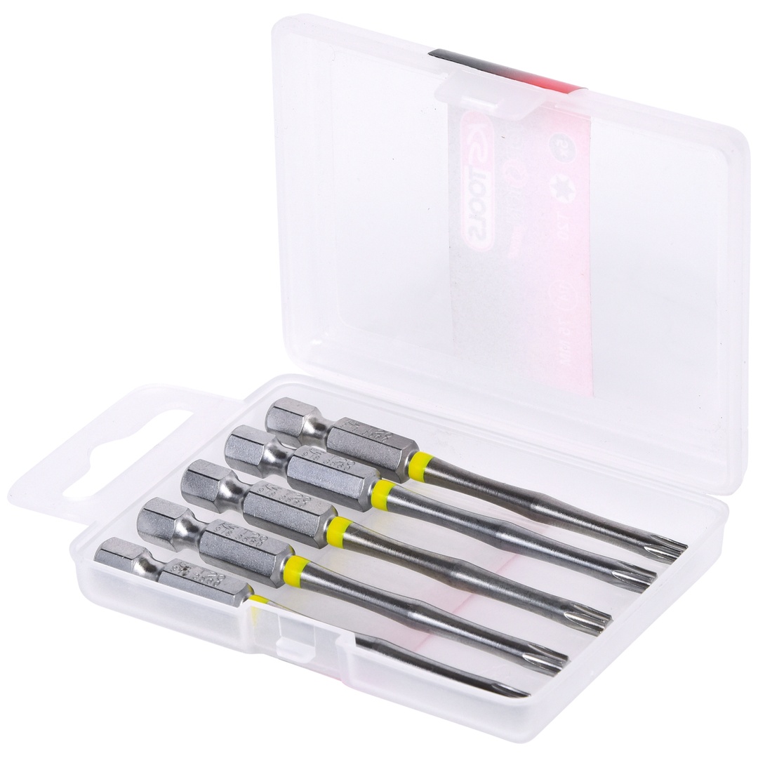 KS Tools 1/4 TORSIONpower Bit TX, 75 mm, T20, 5er Pack
