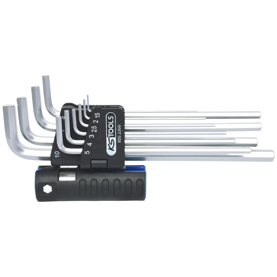 KS Tools 3 in 1 Innen6kant-Winkelstiftschlüssel-Satz,10-tlg XL