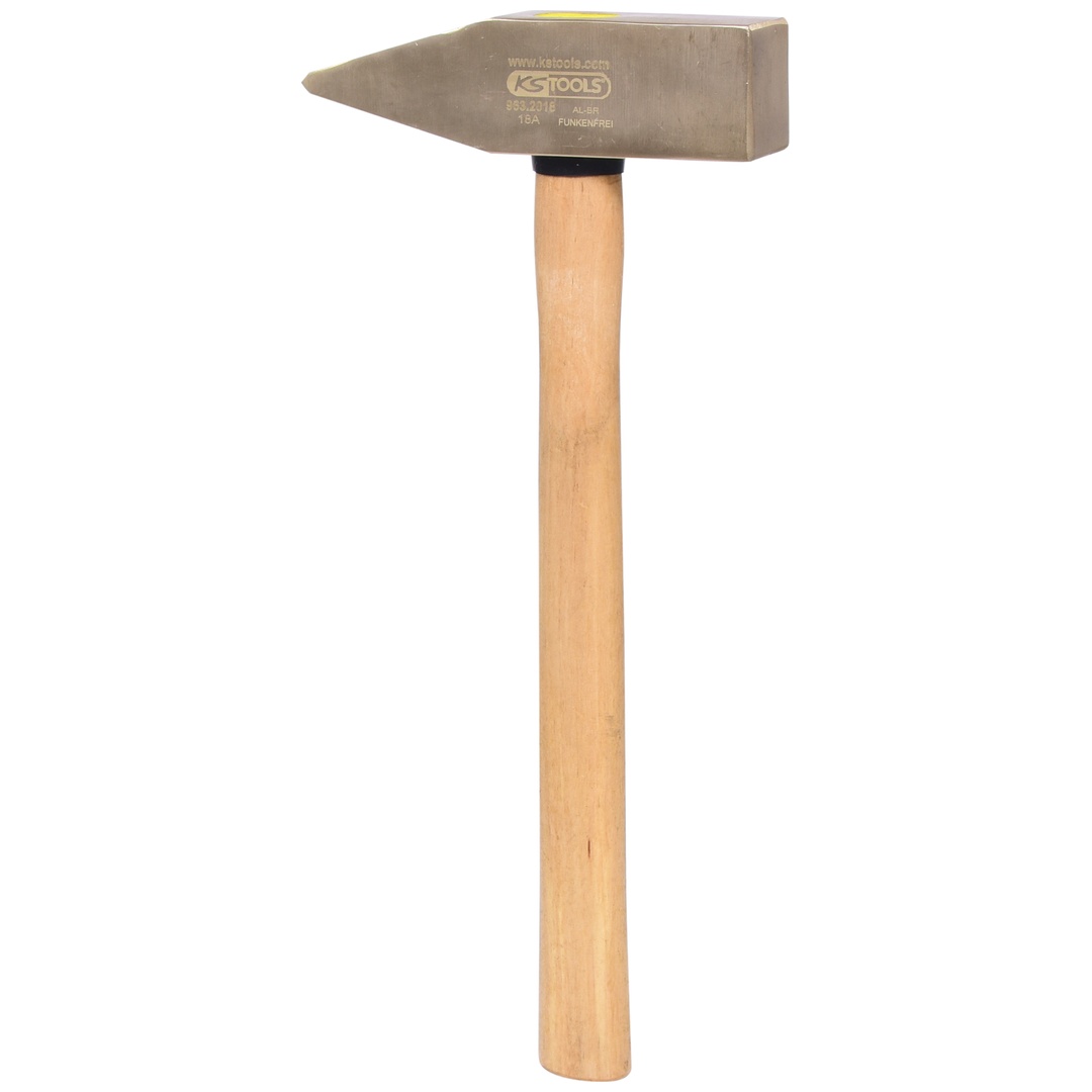 KS Tools BRONZEplus Schlosserhammer 2000 g, mit Hickorystiel