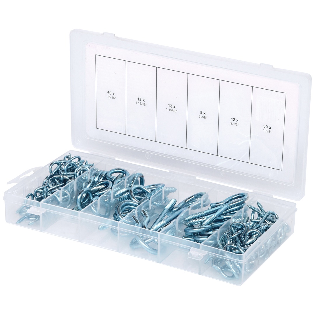 KS Tools Sortiment Haken- und Ösenschrauben,151-tlg