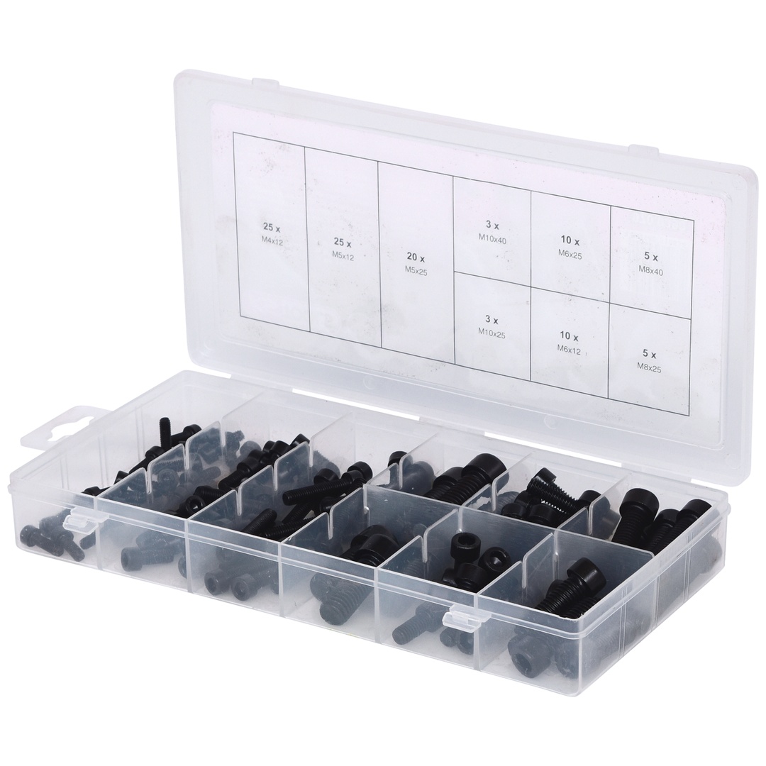 KS Tools Sortiment Innensechskant-Schrauben, metrisch, 106-tlg