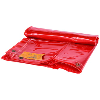 KS Tools Schweißerschutzplane, rot