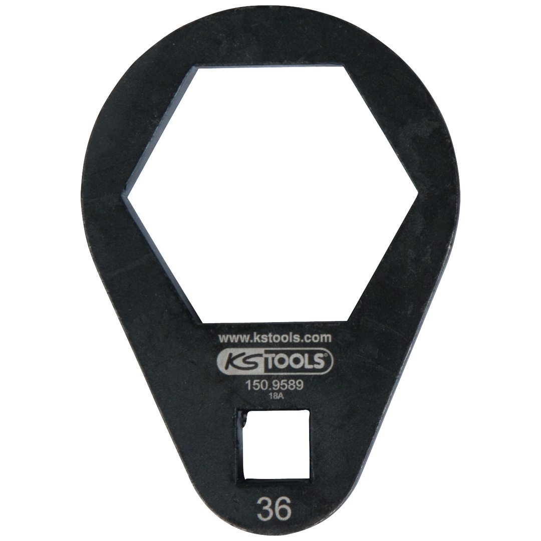 KS Tools 3/8 Einsteck-Ringschlüssel, extra flach, 36 mm