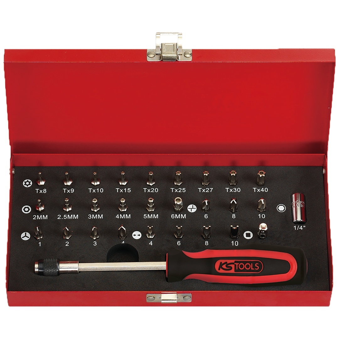 KS Tools 1/4 Bit-Satz, 29-tlg