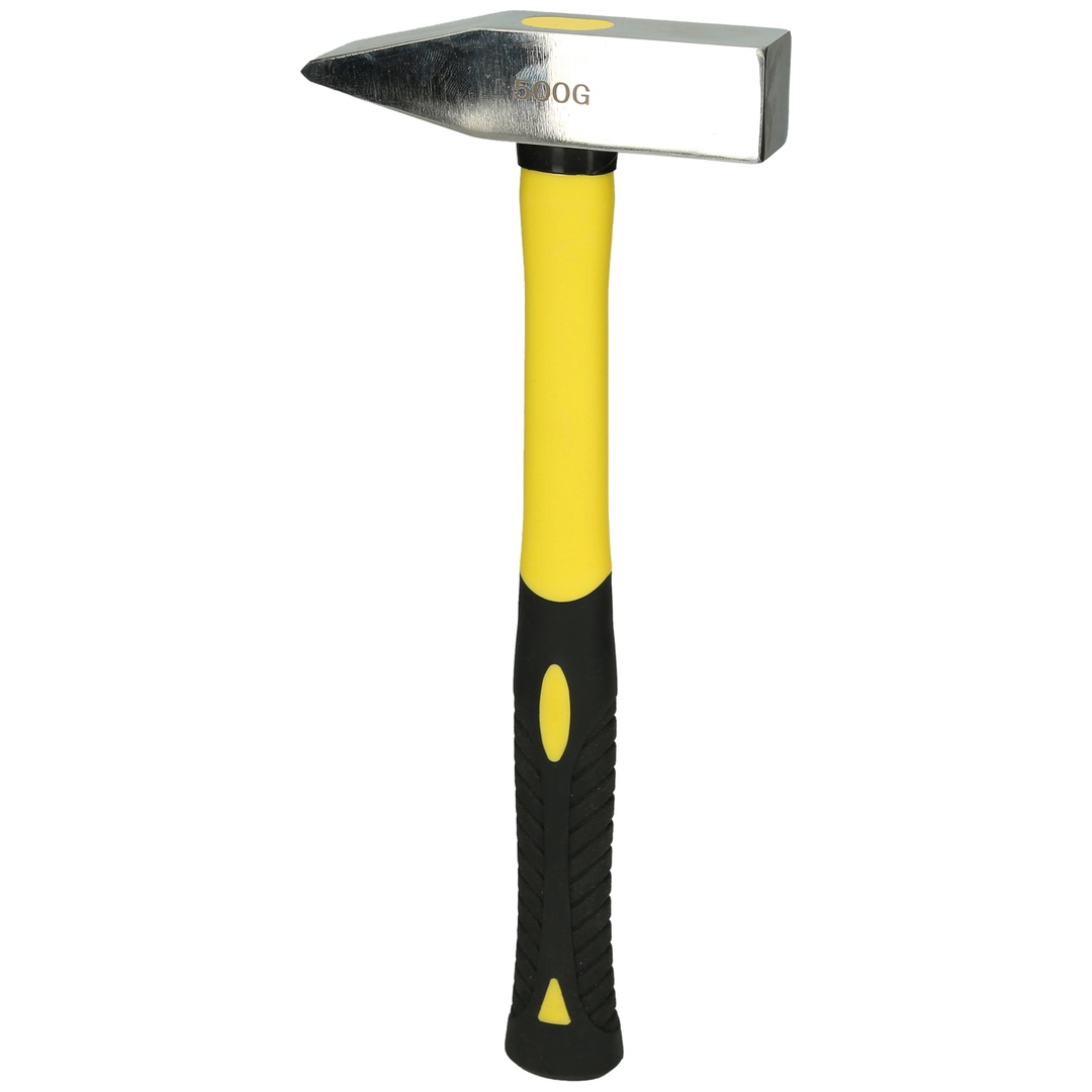 KS Tools EDELSTAHL Schlosserhammer mit Fiberglasstiel, 3000g