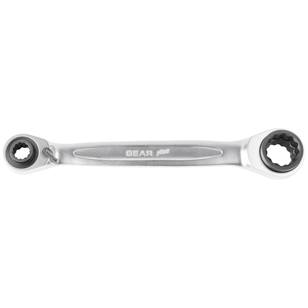 KS Tools 4 in 1 GEARplus umschaltbar Doppel-Ratschenringschlüssel, 30x32x34x36 mm