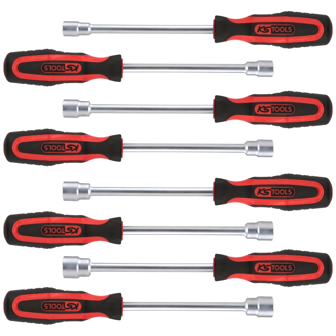 KS Tools ERGOTORQUEplus Stecknuss-Schraubendreher-Satz, 8-tlg