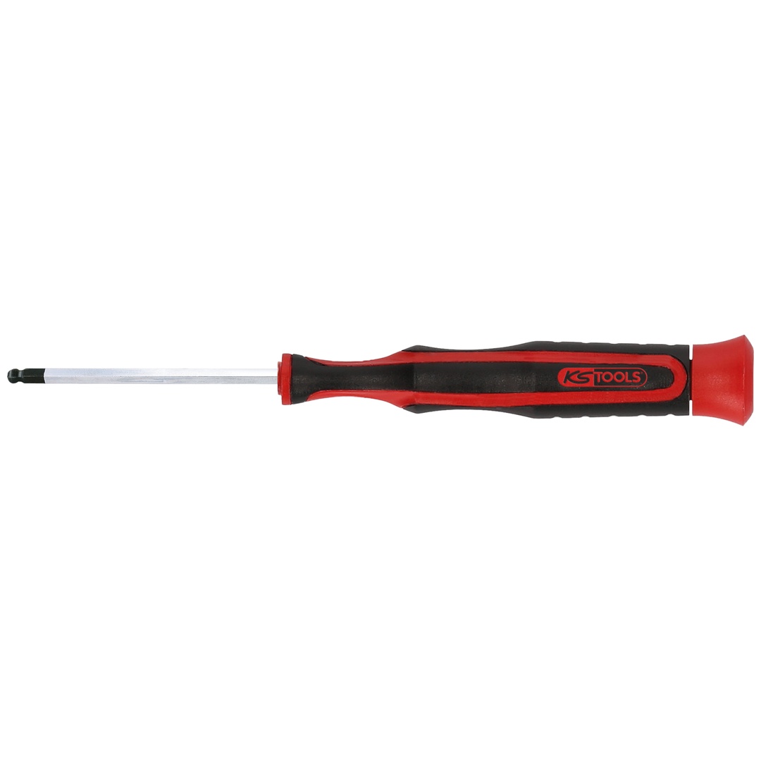 KS Tools Feinmechanik-Schraubendreher für Innensechskantschrauben - mit Kugelkopf, 1/8