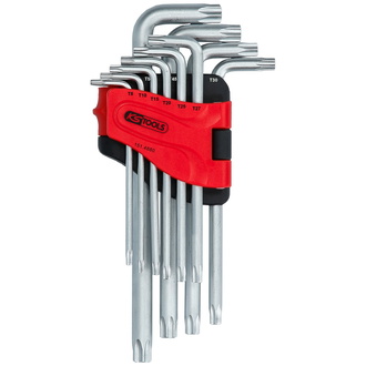 KS Tools Torx-Winkelstiftschlüssel-Satz, lang, 10-tlg.