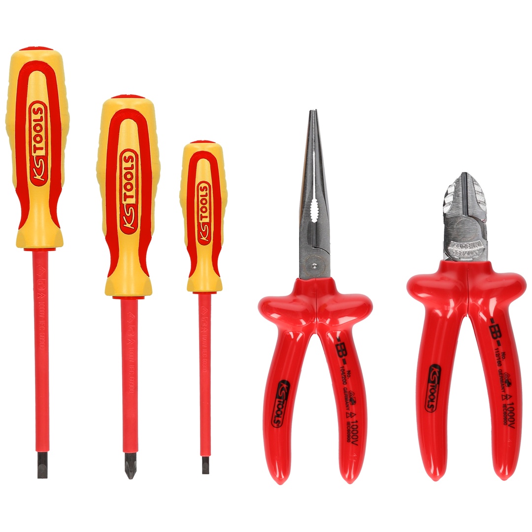 KS Tools ERGOTORQUE VDE Zangen- und Schraubendreher-Satz, 5-tlg Variante 2