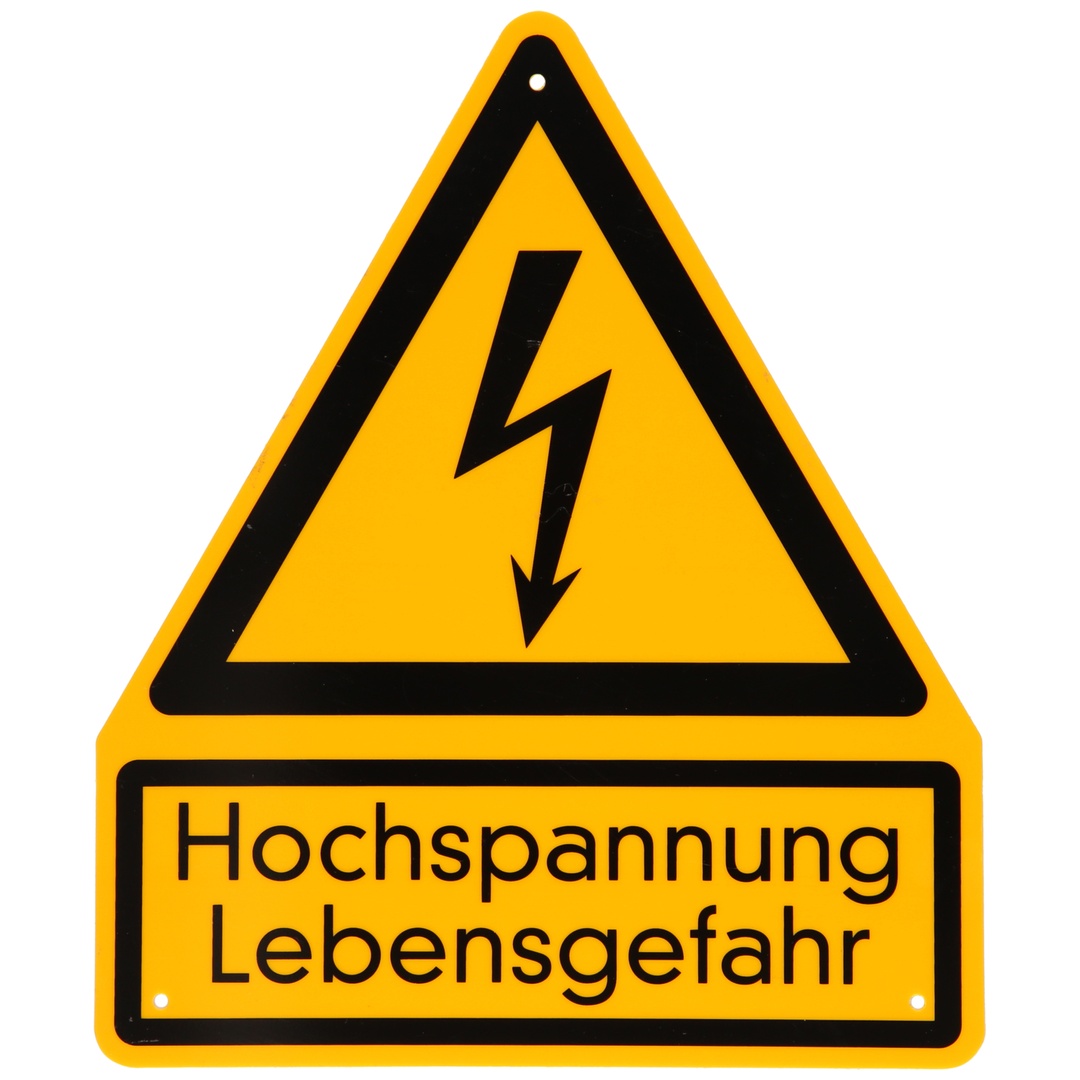KS Tools Warnschild Hochspannung, Lebensgefahr p1388949