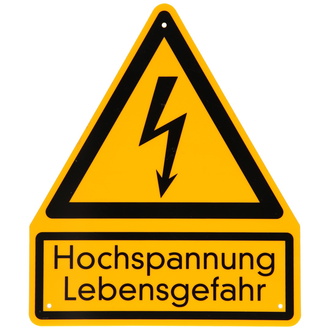 KS Tools Warnschild Hochspannung, Lebensgefahr