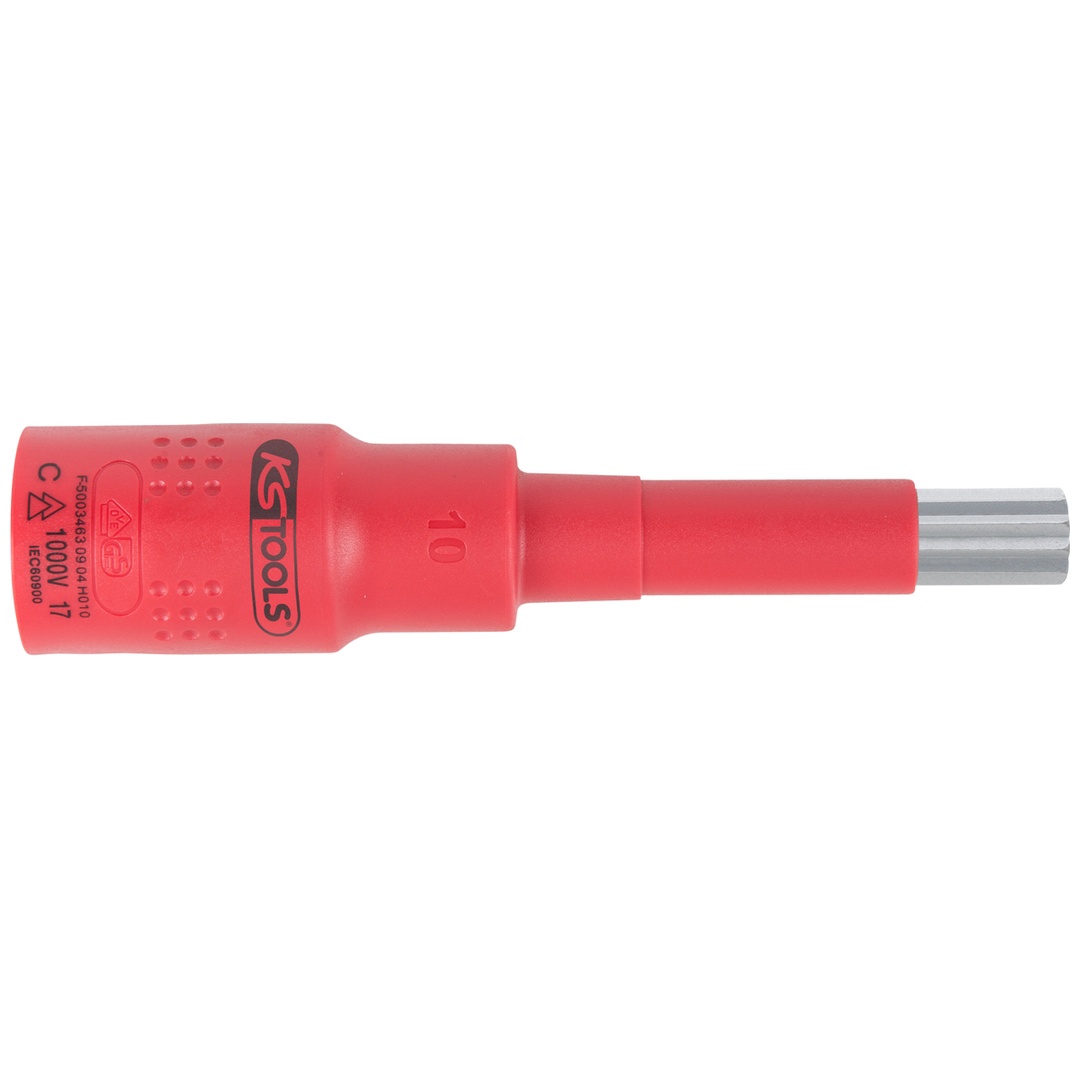 KS Tools 3/8 Isolierte Bit-Stecknuss Vielzahn, M8, isoliert