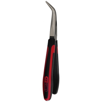 KS Tools SlimPOWER Flachrundzange, gebogen, 210 mm