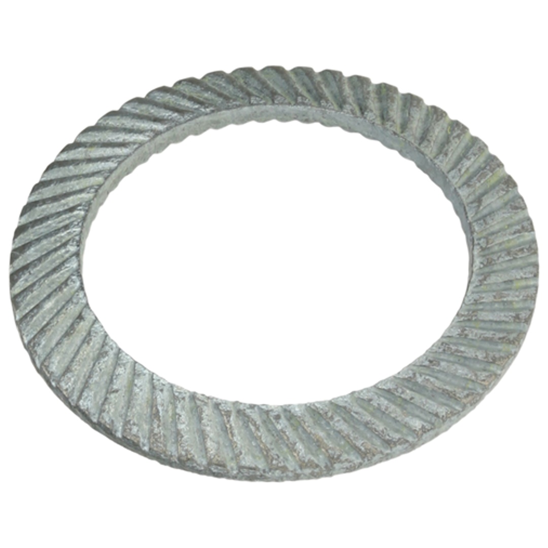 Reidl Schnorr-Sperrzahnscheiben 6x10x0,7, Form S, beids. gezahnt, Stahl mechanisch verzinkt