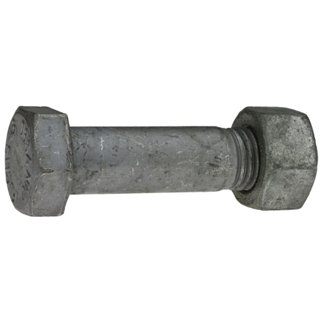 Reidl DIN 7990 Sechskantschraube 27x65mm mit Mutter Stahl 4.6 feuerverzinkt