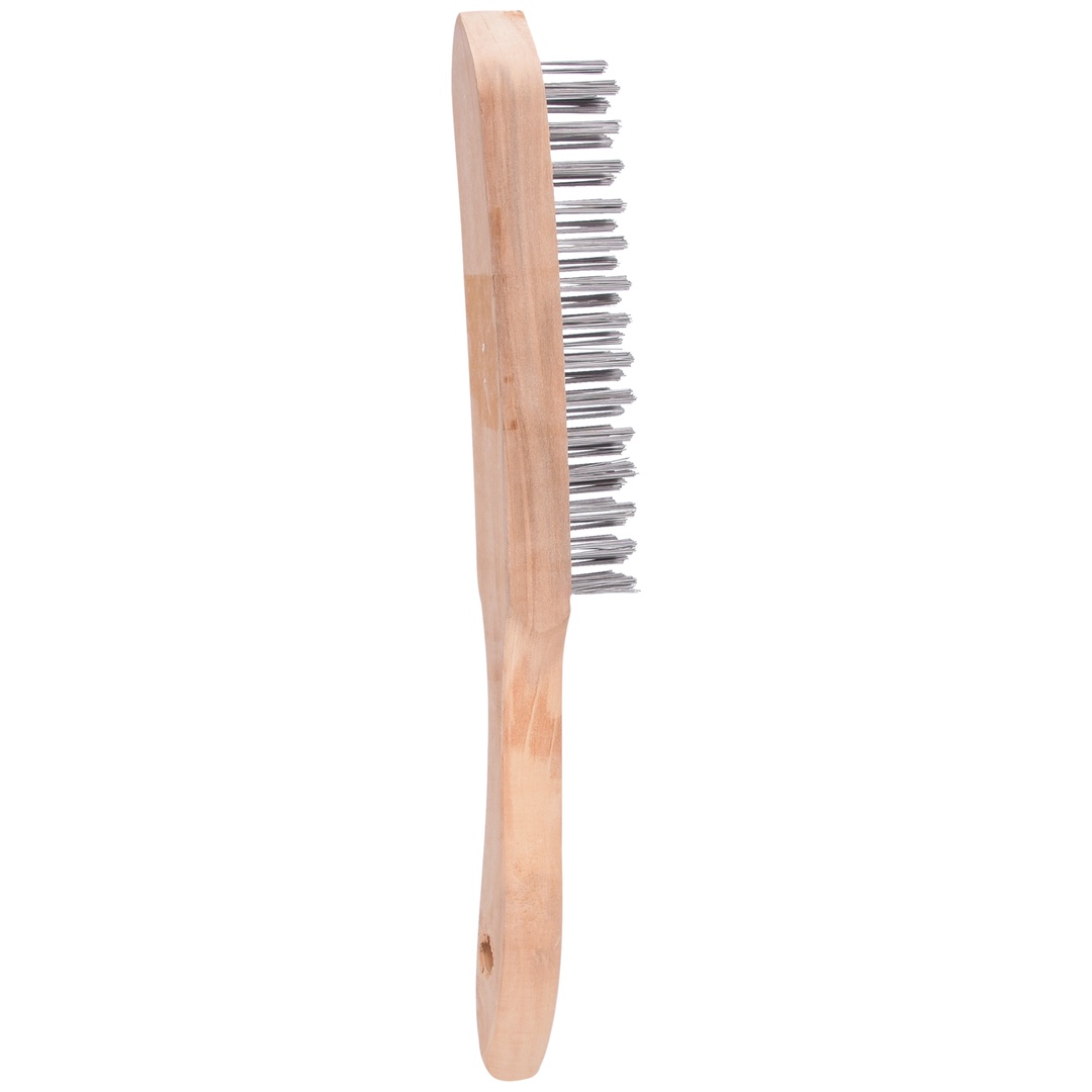KS Tools Stahl-Handdrahtbürste 3-reihig, 290 mm