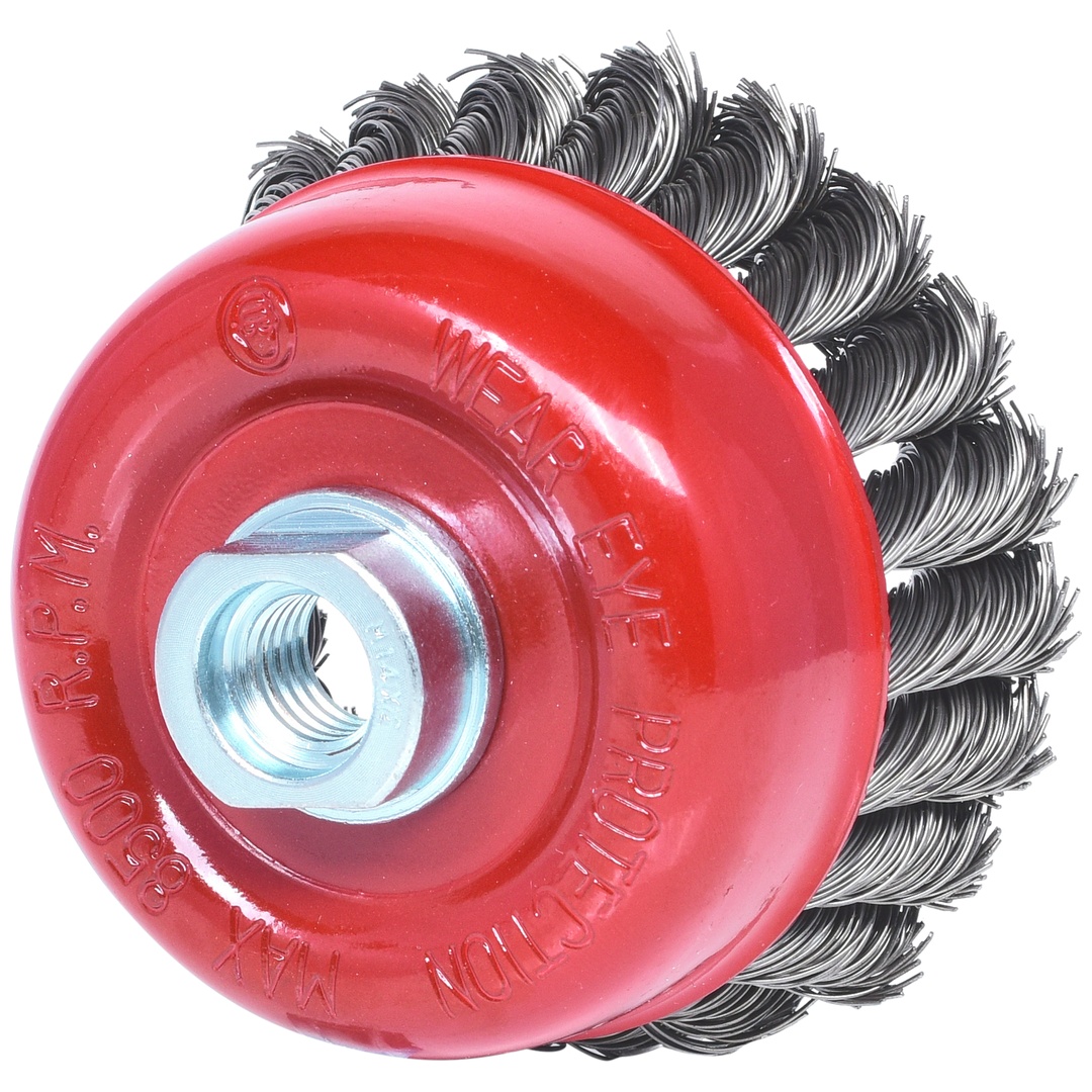 KS Tools Stahldrahttopfbürste 0,5 mm, Ø 90 mm