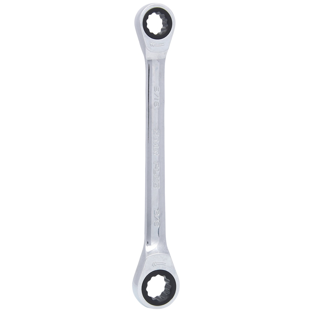 KS Tools GEARplus Doppel-Ratschenringschlüssel, 5/16x3/8