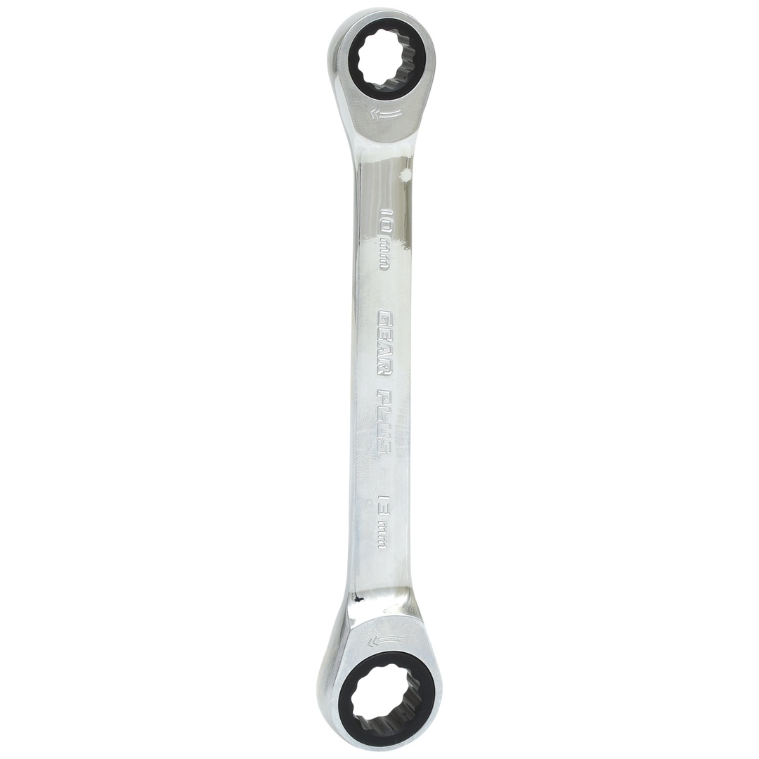 KS Tools GEARplus Doppel-Ratschenringschlüssel, 10x13 mm