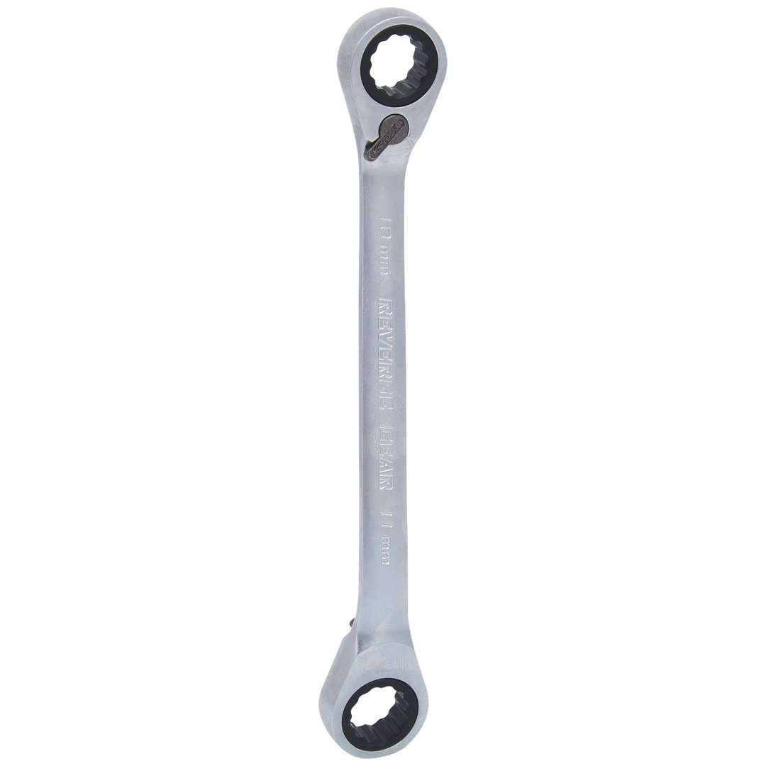 KS Tools GEARplus Doppel-Ratschenringschlüssel umschaltbar 10x11 mm