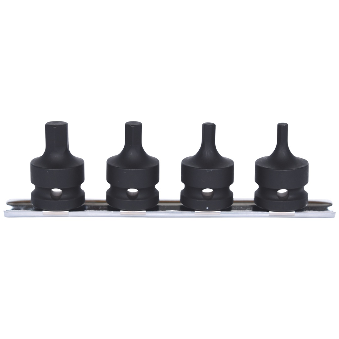 KS Tools 1/2 Kraft-Bit-Stecknuss-Satz, kurz, 4-tlg