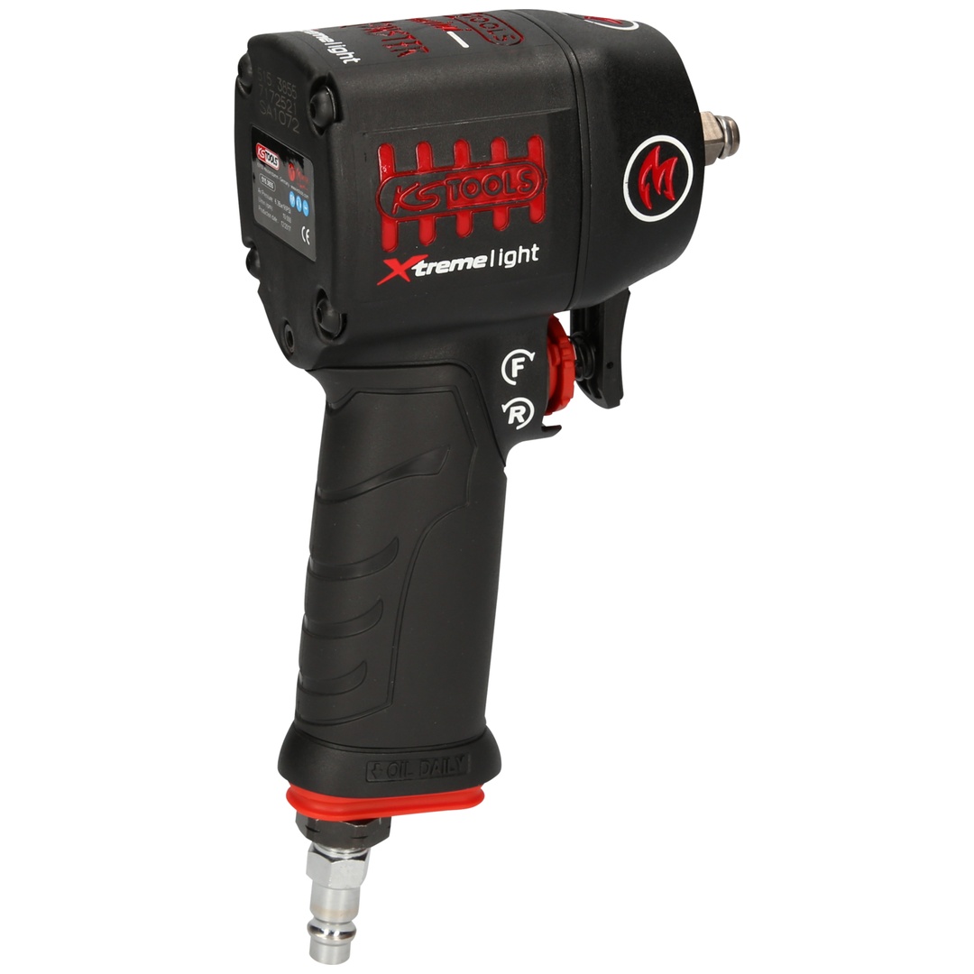 KS Tools 3/8 miniMONSTER Xtremelight Hochleistungs-Druckluft-Schlagschrauber 1.390 Nm