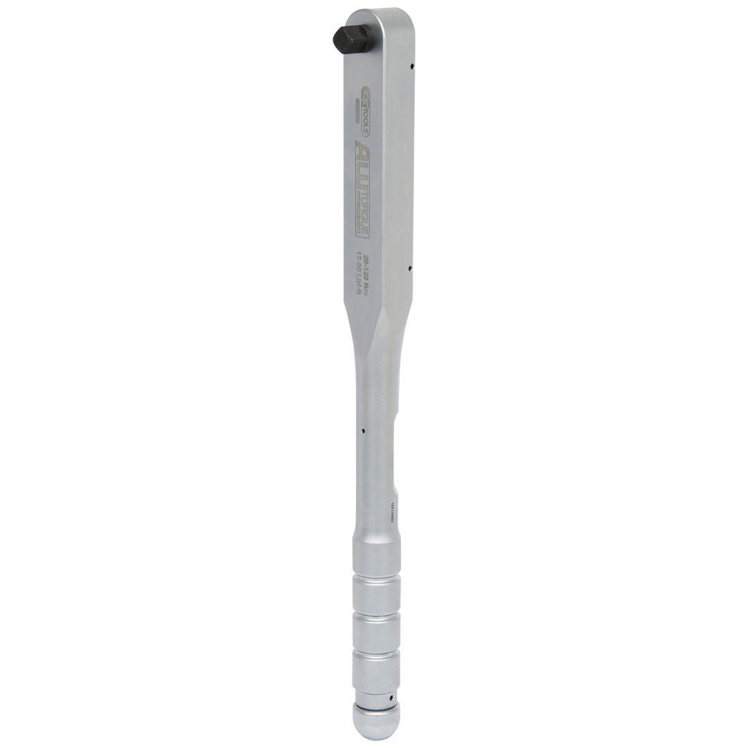 KS Tools 1/2 ALUTORQUEprecision-Drehmomentschlüssel, 20-120 Nm, Rechtsanzug, Einzelvierkant