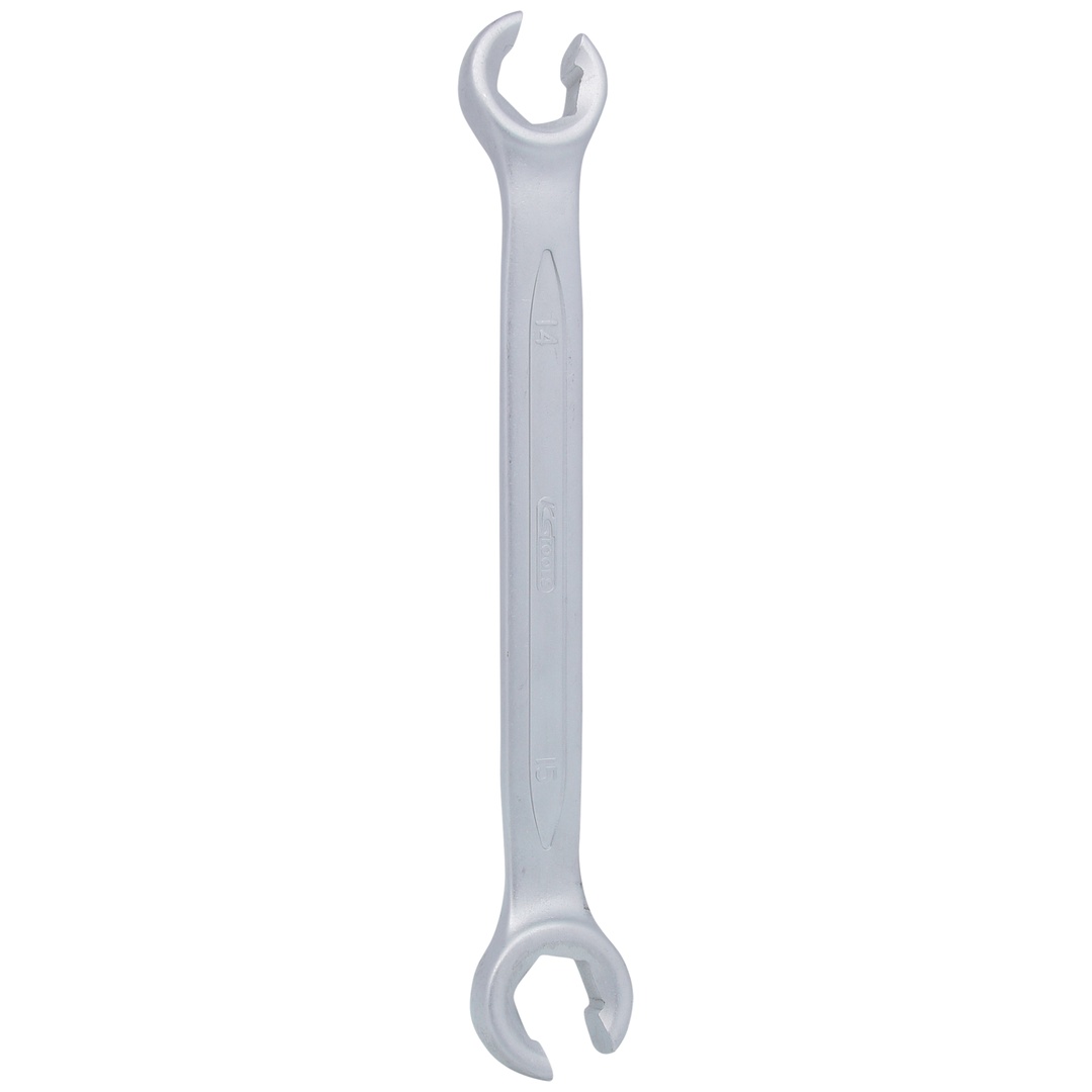 KS Tools Offener Doppel-Ringschlüssel, abgewinkelt, 14x15 mm