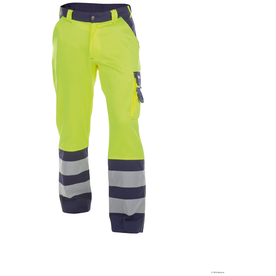 Dassy Warnschutz Bundhose Lancaster PESCO74 Gr. 25 gelb/dunkelblau