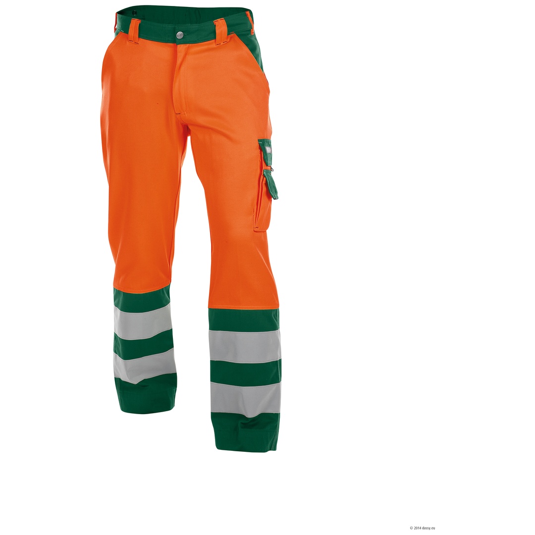 Dassy Warnschutz Bundhose Lancaster PESCO74 Gr. 25 orange/grün
