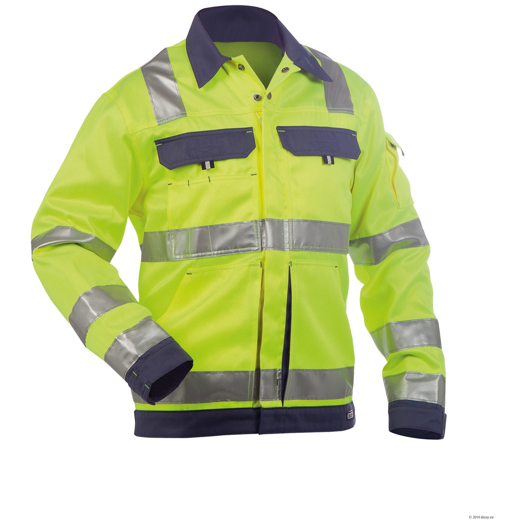 Dassy Warnschutz Arbeitsjacke Dusseldorf PESCO70 Gr. S neongelb/zementgrau